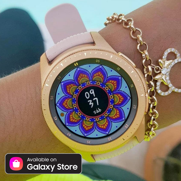 Watch face for Samsung Galaxy Watch - Mandala